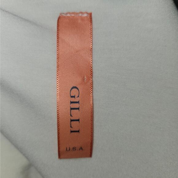 Gilli Dress Womens Small White Mini Dress Lace Overlay Stretch Flowy Cottagecore - Picture 12 of 13